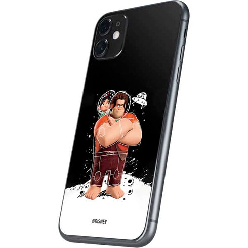 Disney Wreck-it Ralph And Vanellope Space Sketch iPhone 11 Skin